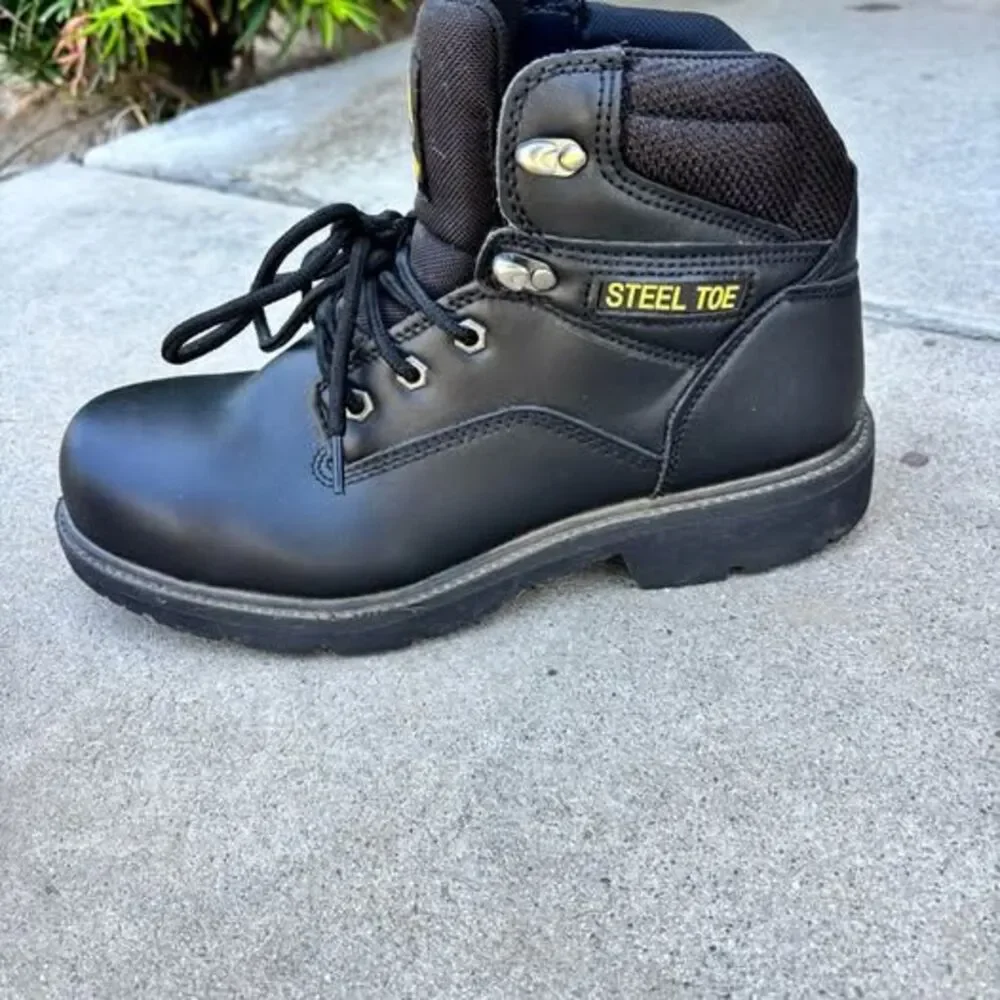10W Men Steel Toe Boots Botas Brahma Wide